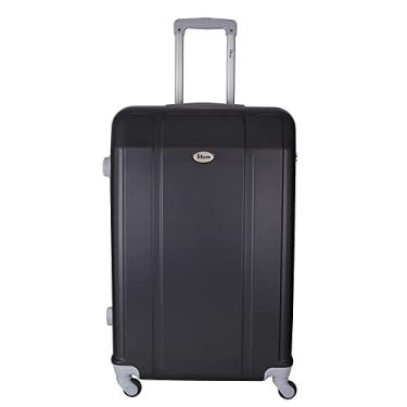 Imagem de MALA DE VIAGEM GRANDE CONTINENTAL EM ABS, CADEADO EMBUTIDO, RODAS GIRO 360 IKA PRETA