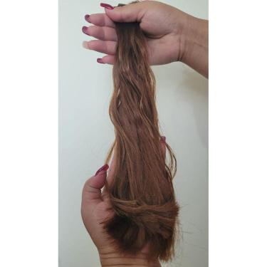 Imagem de Cabelo Para Bebê Reborn - Fibra Beautex Ruivo Com 30g