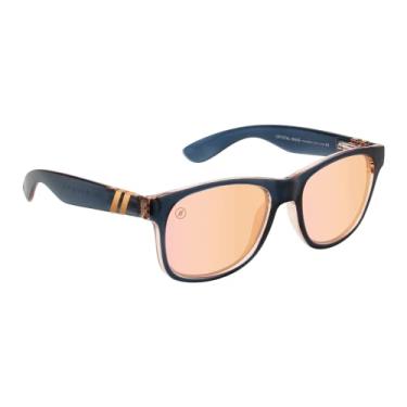 Imagem de Blenders Eyewear M Class X2 – Óculos de sol polarizados – Lente redonda, dobradiça com mola – 100% de proteção UV – para homens e mulheres, Onda de cristal
