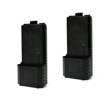 Imagem de UAYESOK Capa de bateria 6AA para BaoFeng UV-5R UV-5R Plus UV-5RE UV-5RE Plus UV-5RB TYT TH-F8 (pacote com 2)