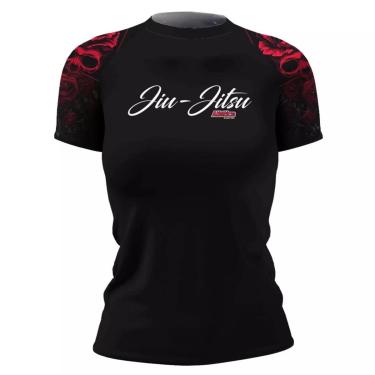 Imagem de Rash Guard Red Jiu Jitsu Feminina MC Atlética Esportes-Feminino