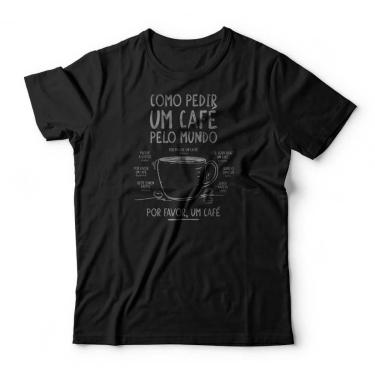 Imagem de Camiseta Pedir Um Café Pelo Mundo-Masculino