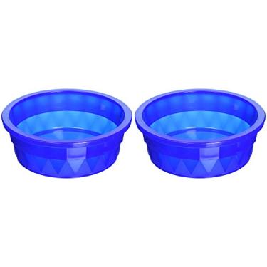 Imagem de (Pacote com 2) Van Ness Pratos de crock grandes translúcidos pesados, 142 g por tigela