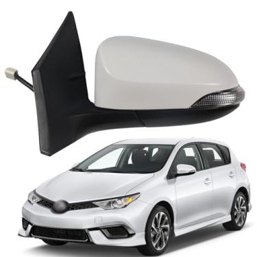 Imagem de Liizoo Espelho lateral do retrovisor de porta de carro para Toyota COROLLA 2014 2015 2016 2017 2018 lado esquerdo do motorista | Vidro ajustável | Vidro aquecido | Tinta para combinar | Sinal de giro