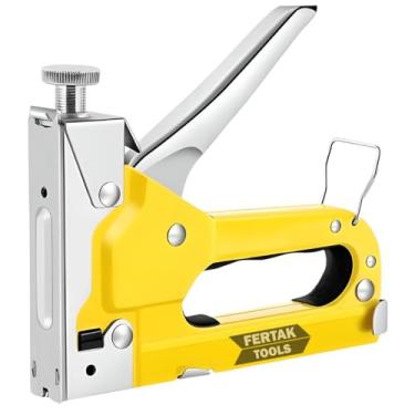 Imagem de Grampeador Manual Profissional Tapeceiro Madeira Pressão Grampos 4-14mm + 4200 Grampos | Fertak