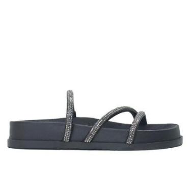 Imagem de PAPETE TRÊS TIRAS PRETO BRILHO C 30378 0011 0001 ANACAPRI-Feminino