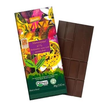 Imagem de Chocolate Maracuyayá 67% Cacau com Maracujá Orgânico Biodinâmico Amma Chocolate 80g