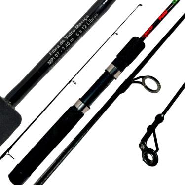 Imagem de Vara Pesca MIG Piau Ultra light 06-12lb MPI07 1,40m Fibra de Vidro p/ Molinete