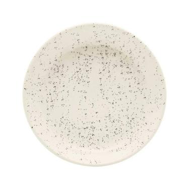 Imagem de Prato Fundo Em Cerâmica Flat Chuvisco 20,5cm Oxford