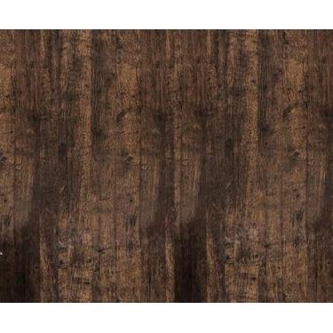 Imagem de Orgrimmar Papel de parede de madeira marrom escuro de 599,4 cm x 45,2 cm, papel de parede autoadesivo removível, cobertura decorativa, painel de madeira, vintage, papel de parede de vinil