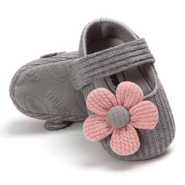 Imagem de Pantufas infantis para meninos e meninas aconchegantes botas de lã macias com calcinha quente e desenho animado sapatos para recém-nascidos, 1932 Grey, 12-18 Months Toddler