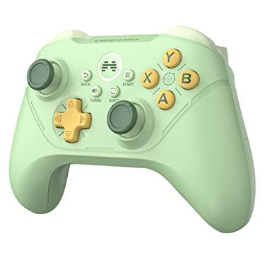 Imagem de BEITONG Asura 2 Pro PC Game Controller Sem Fio Gamepad Para Windows 7 8 10 Jogos A Vapor, Macro Programável/2 Botões De Confecção/Gatilho Do Sensor De Hall/5 Intensidade De Vibração/Turbo Green