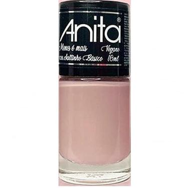 Imagem de Esmalte Anita Saltinho Básico Cremoso - Cor Nude Chique, Secagem Rápida e Longa Duração, Modelo NAIL_POLISH