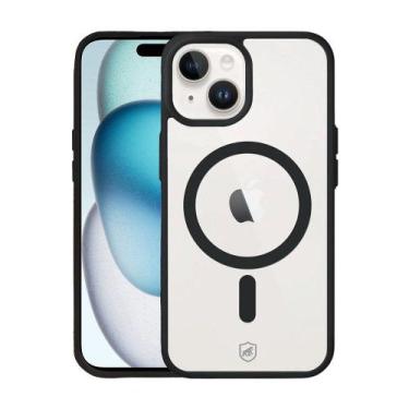 Imagem de Capa case capinha MagSafe para iPhone 15 - Preta - Gshield