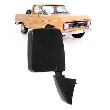 Imagem de Retrovisor GM C10 1993 94 95 96 97 98 Direito Preto - Blawer