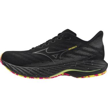 Imagem de Tênis de Corrida Mizuno Wave Rider 28, Preto, 35