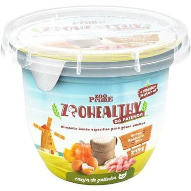 Imagem de Ração Úmida Zoohealth Gatos Canja de Galinha 245g - Zoo Prime