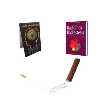 Imagem de Aurimetro Madeira + Selo Energético + Livro Radiônica e Radiestesia - 