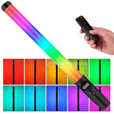 Imagem de Bastão Luz Para Fotos Sem Fio Cores Vibrantes Acompanha Bolsa P/ Trans