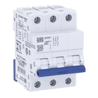 Imagem de Disjuntor din tripolar 16a curva c - weg