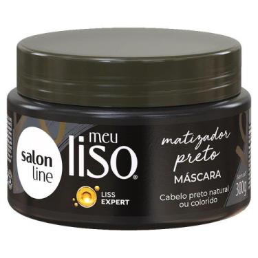 Imagem de Máscara Hidratação Salon Line Meu Liso Matizadora Preto 300g