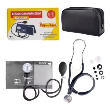 Imagem de Kit De Enfermagem Esfigmomanometro + Esteto Duplo Rappaport Premium,  