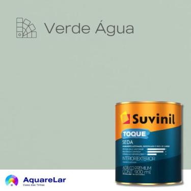 Imagem de Toque Seda Suvinil Acetinado 3,2L, VERDE ÁGUA, 3,2L