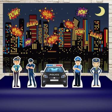 Imagem de KIT Festa Prata Polícia   - IMPAKTO VISUAL