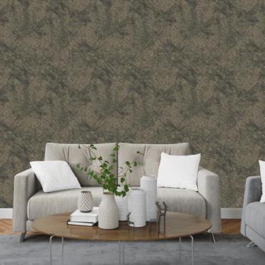 Imagem de Papel de Parede textura Selene Marrom - Rolo com 10 Metros  Revestimen