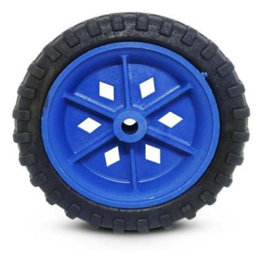 Imagem de Kit 4 roda plastica para carrinho de feira mercado - KAORI, UNICA, UNI