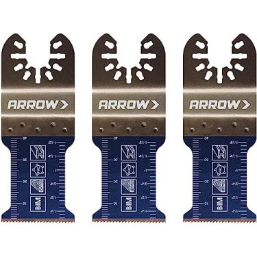 Imagem de Arrow OSC107-3 Lâmina oscilante padrão de madeira e pregos para madeira, PVC, tubo de cobre, drywall, 4 cm, 3/PK