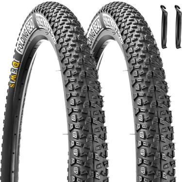 Imagem de SIMEIQI Pacote com 2 pneus de bicicleta 29 x 2,125 (2 pneus 2 alavancas, 29 x 2,125)