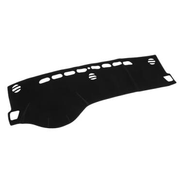 Imagem de Partuto Capa de painel - Tapete de painel antiderrapante para console central de carro - para Suzuki SX4 2014-2018 - poliéster preto - 1 peça