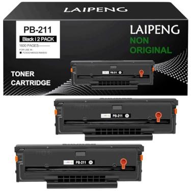 Imagem de LAIPENG Pb-211 Pb211 Pb 211 Pb-211Ev Pb 211Ev Cartucho de Toner Compatível 1600 Páginas para Impressoras P2500W P2502W P2207 M6550 M6500Nw M6550Nw M6600 M6600Nw M6602Nw M6552 M6552Nw M6602N(Preto, 2)