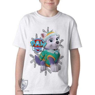 Imagem de Camiseta Infantil ou adulto  Patrulha Canina Everest Blusa Criança tod