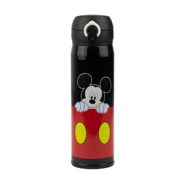 Imagem de Garrafa Térmica Preta Mickey 400ml Disney - Taimes