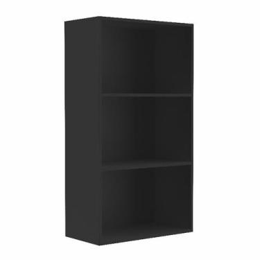 Imagem de Estante baixa decorativa multiúso Estante E 3 - Multivisao, Preto