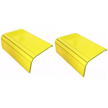 Imagem de Kit 02un Esteiras Suporte Reta Flexivel P/ Braço Sofá Amarela - MA SOR