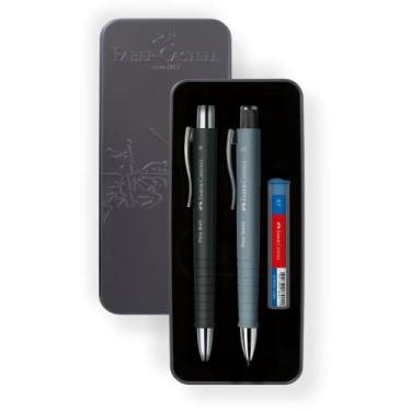 Imagem de Caneta Esferográfica KIT POLY BALL com Lapiseira e Mina Pacote com 2 U