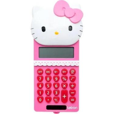 Imagem de Calculadora Letron Hello Kitty 8 Dígitos Rosa