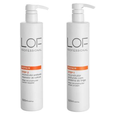 Imagem de Kit LOF Reconstrutor Repair Step 1 500 ml + Step 2 500 ml