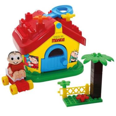 Imagem de Turma Da Mônica Casinha Divertida De Atividades C/ Blocos - Monte Líba