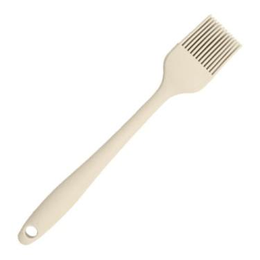 Imagem de Pincel culinário de Silicone e fios de aço no interior 20,5cm Bege Par