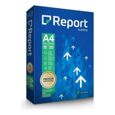 Imagem de Papel Sulfite Resma 500 Folhas Banco 75g Report