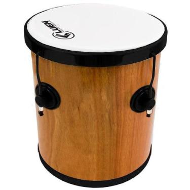 Imagem de Repique Mão 10 Pol 30cm Luen 24009 Madeira Natural c/ Verniz