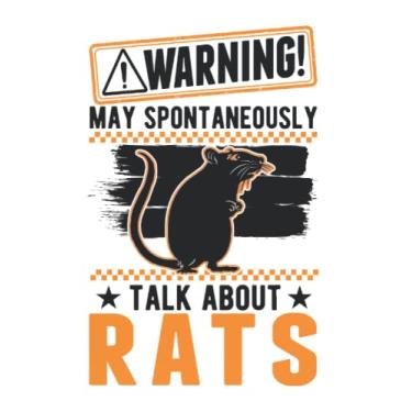 Imagem de Ratte Tagesplaner: May spontaneously talk about Rats Ratte/Kalender 2023 & 2024 / Wochenplaner Tagesplaner Planer/Planungsbuch To-Do-Liste / 6x9 Zoll / 100 ausfüllbare Seiten