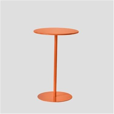 Imagem de Mesa bistrô Mesa redonda de bar para coquetéis com altura de bar de 24,4/28,3 polegadas, mesa alta para pub bistrô, mesa com altura de balcão para cozinha, sala de jantar, sala de estar, fer