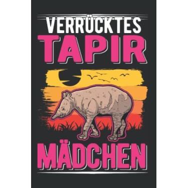 Imagem de Tapir Tagesplaner: Verrücktes Tapir Mädchen/Kalender 2023 & 2024 / Wochenplaner Tagesplaner Planer/Planungsbuch To-Do-Liste / 6x9 Zoll / 100 ausfüllbare Seiten