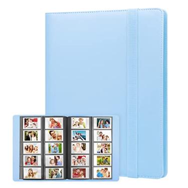 Imagem de Veicevol Álbum de Fotos de 400 Bolsos para Câmera Fujifilm Instax Mini, Câmera Polaroid, Álbum para Câmera Instantânea Fujifilm Instax Mini 11 12 90 70 9 8+ 8 Liplay, Câmera Instan(, 400 Bolsos Azuis)