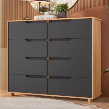 Imagem de Comoda Vale Do Ribeiro Freijo Titanium  - Mais de Casa